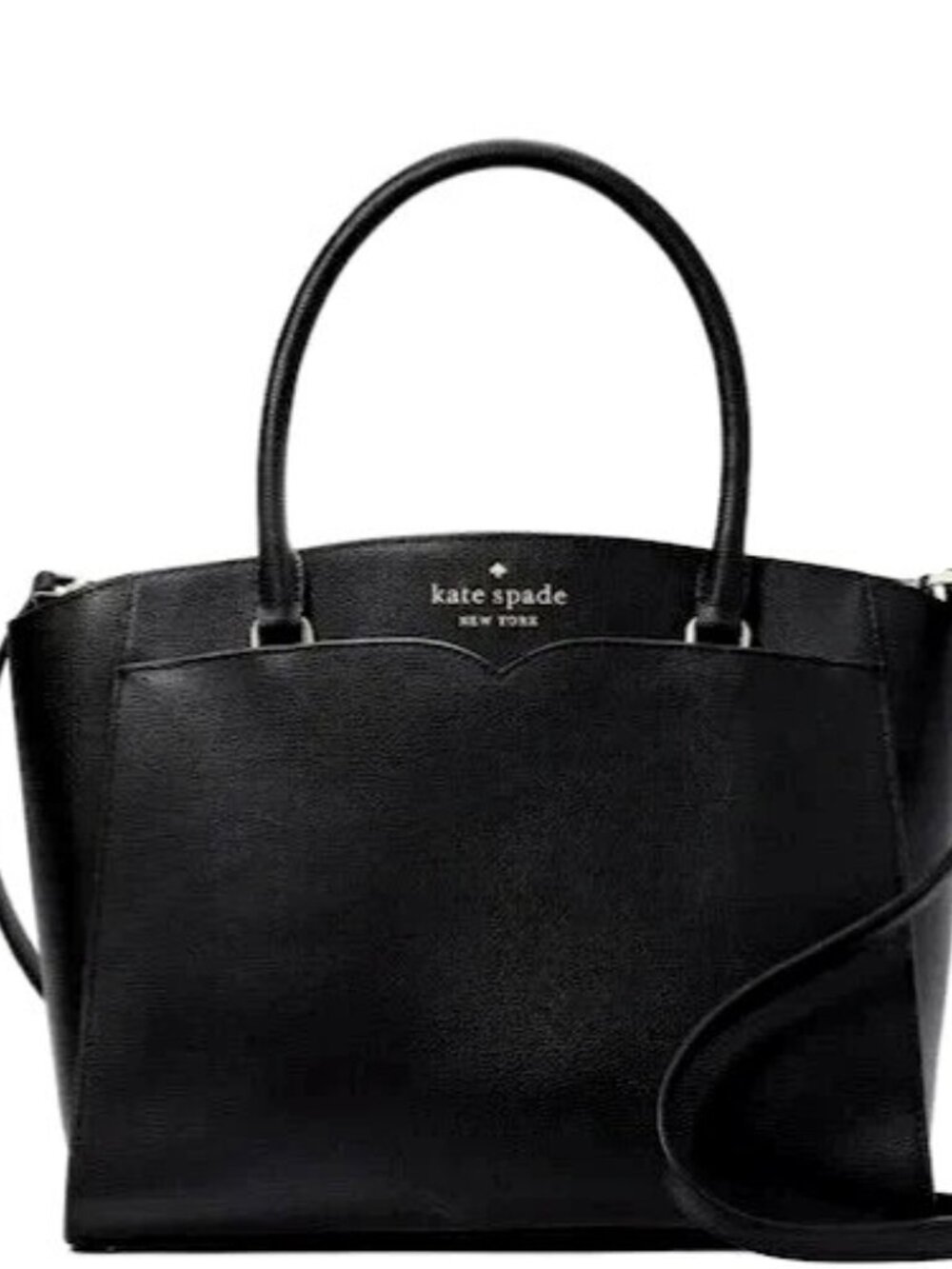 Like New Kate Spade NY Frannie Black Leather Shoulder Bag